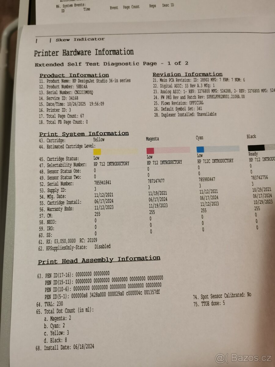 Plotr / velkoformátová tiskárna HP DesignJet Studio 36" - 3