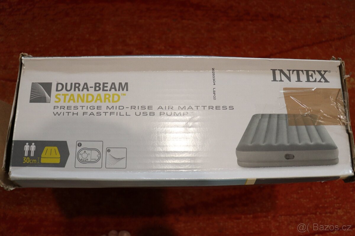 Nafukovací postel Intex USB pro 2 nové - 3
