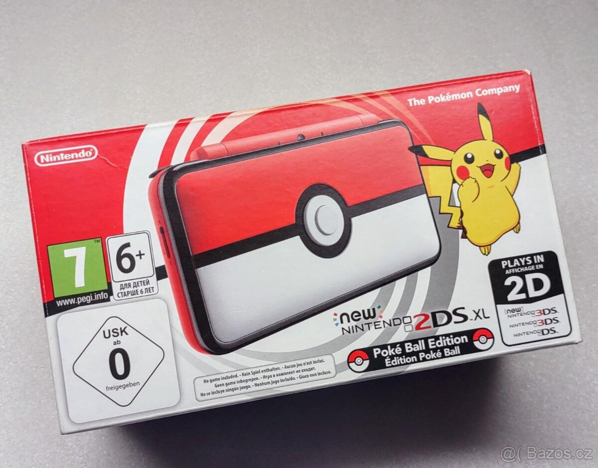 Rezervace 🔥New Nintendo 2DS XL Pokéball edice 🔥HACK CFW🔥 - 3