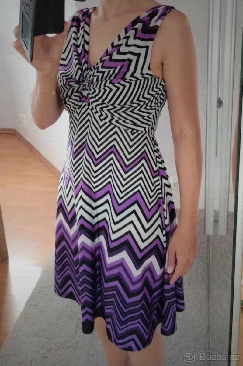 Zajímavé letní šaty, vel. S-M - 3
