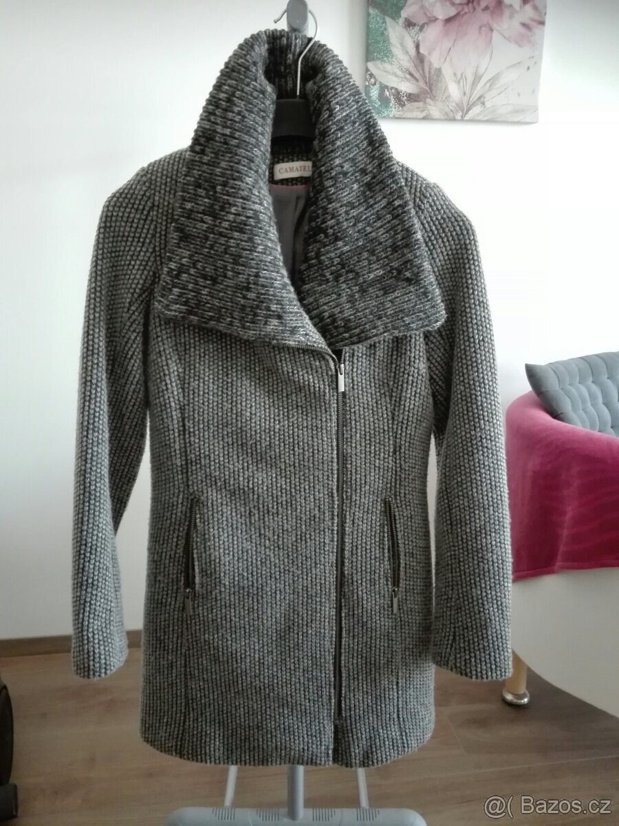 Dámský vlněný kabát Camaieu 36 - 3