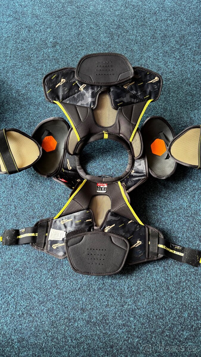 BAZAR-HRÁČSKÉ HOKEJOVÉ CHRÁNIČE RAMEN CCM TACKS AS-V PRO SR. - 3