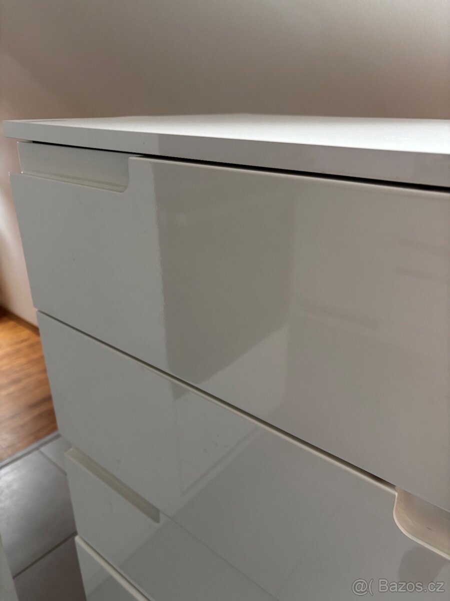 Komoda ikea MALM bily lesk - 3