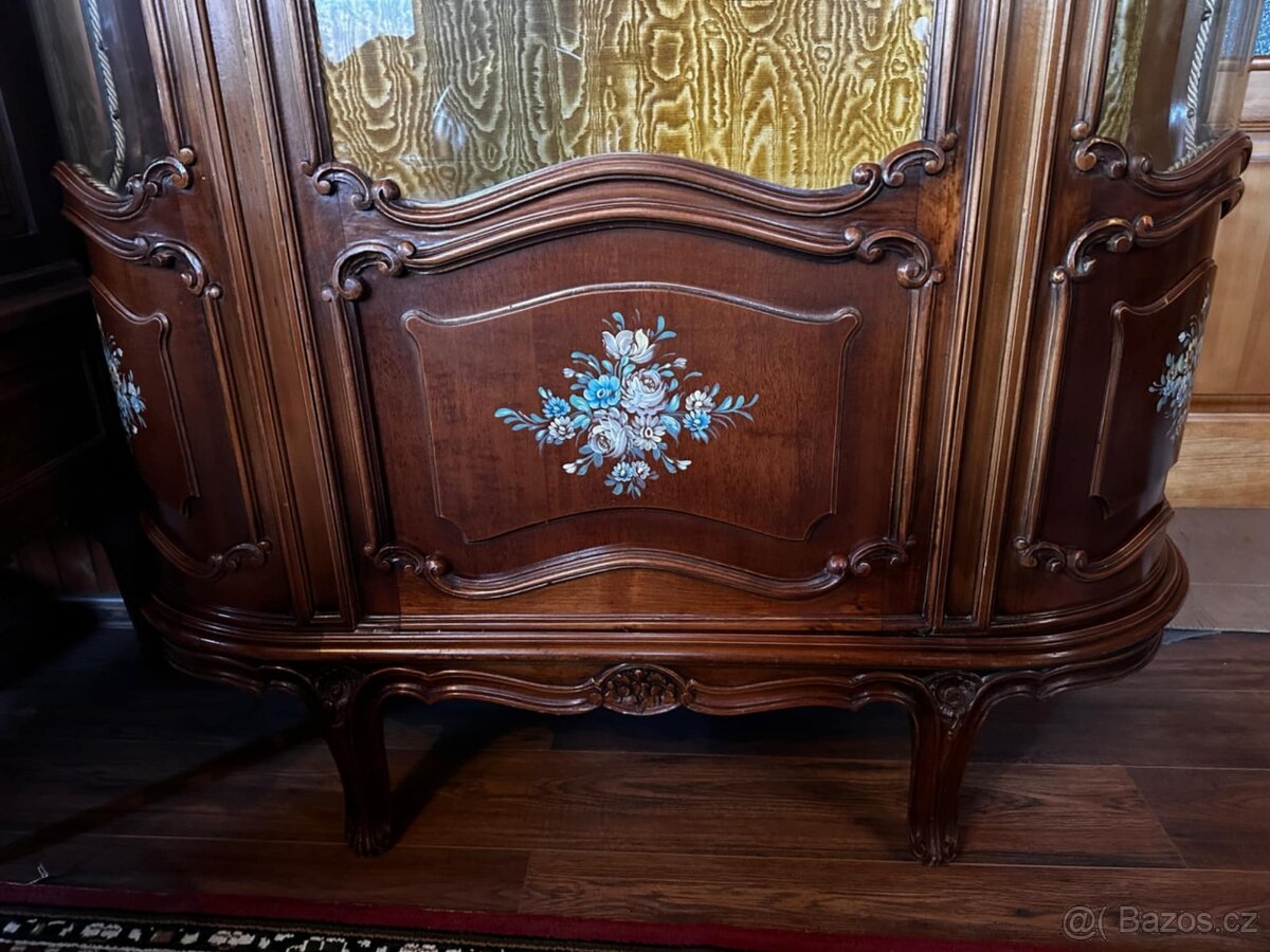 Krásna stará vitrína -barokní - 3