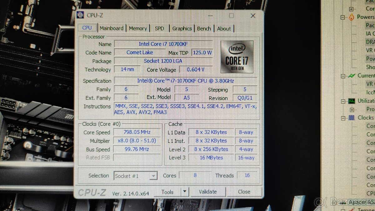 Intel Core i7-10700KF - 3