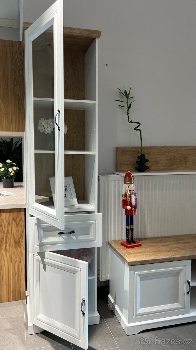 Obývací sestava – bílá / dub - 3