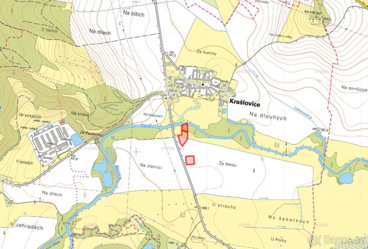 Zemědělská půda, prodej, Krašlovice, Strakonice - 3