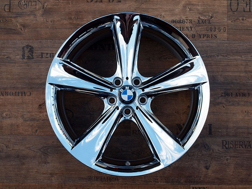 21" Alu kola = 5x120 = BMW 7er E65 = STYLING 128 - CHROM - 3