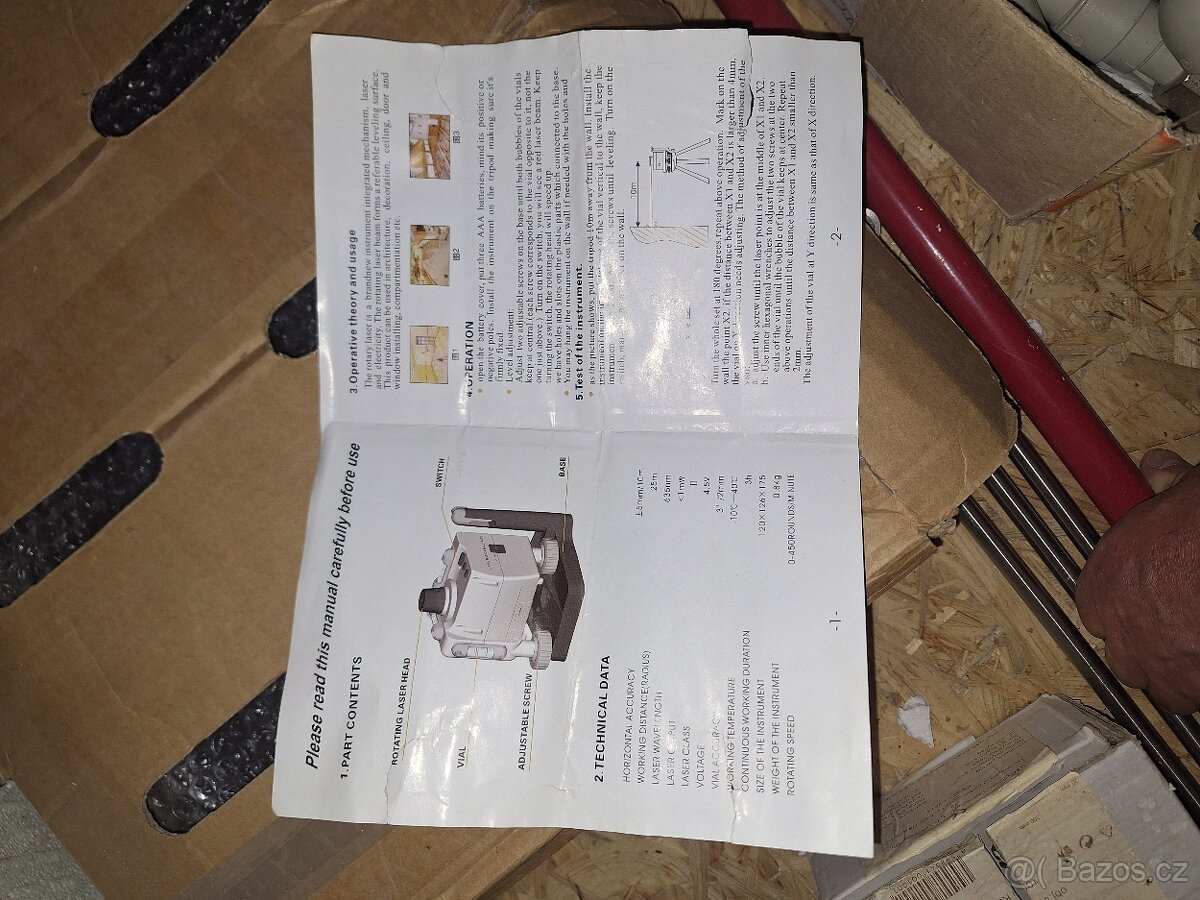 Rotační laserová vodováha - 3