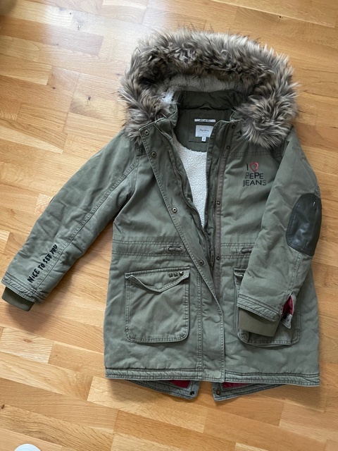 Zimní bunda - parka - vel. 164 - 3