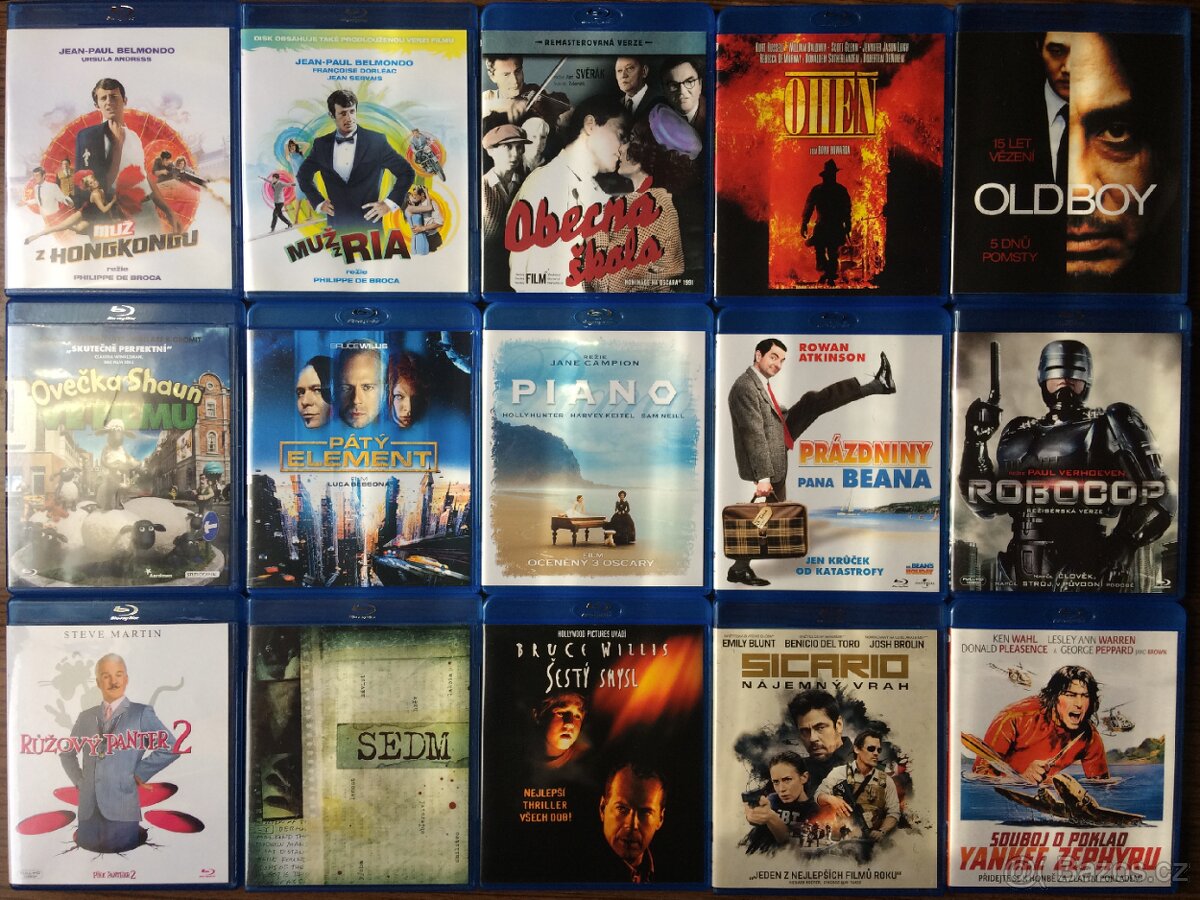 Filmy na BluRay, Blu-Ray disk FullHD Akce 3+1 - 3