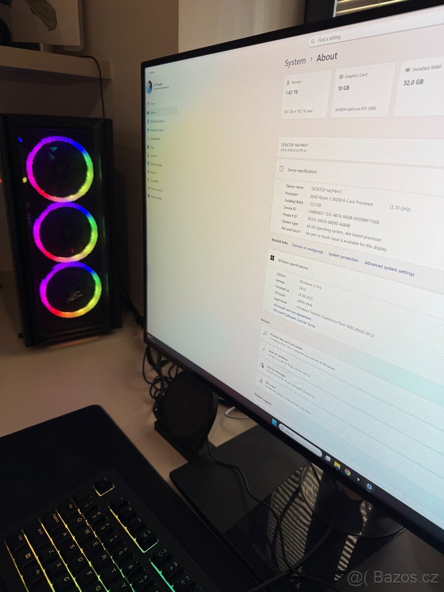 Herní PC, RTX 3080 - 3