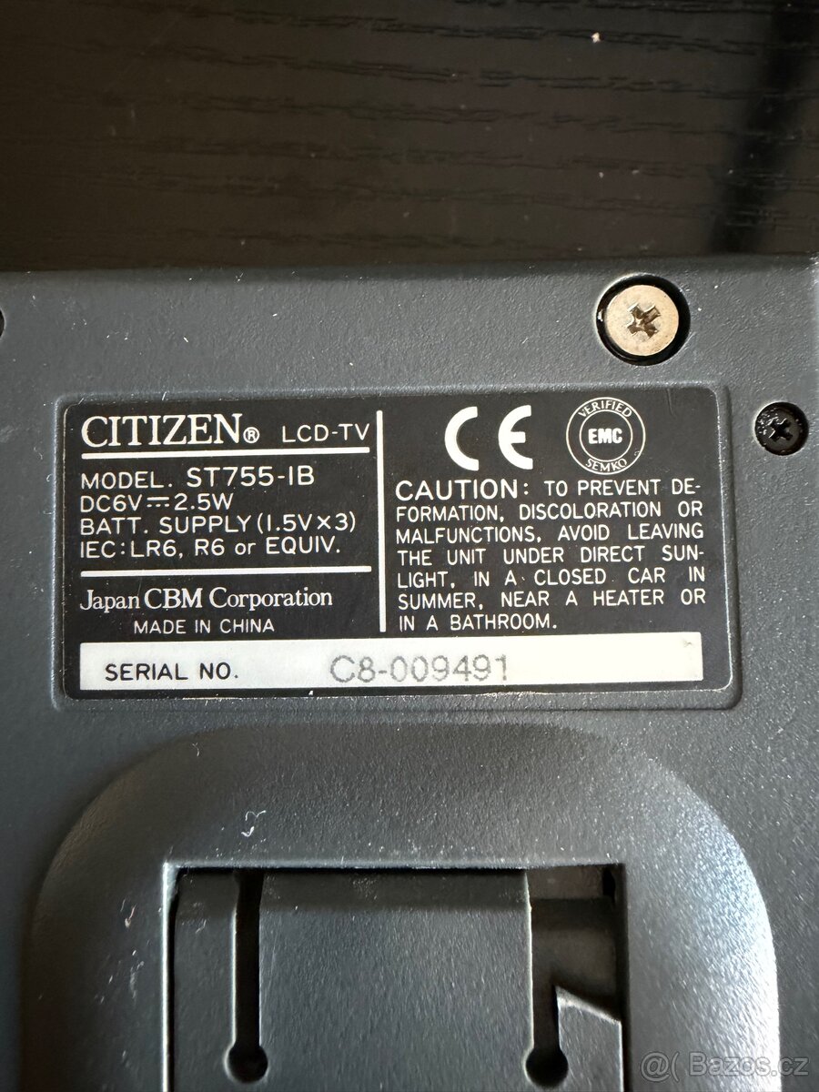 Kapesní tv Citizen ST755 - 3