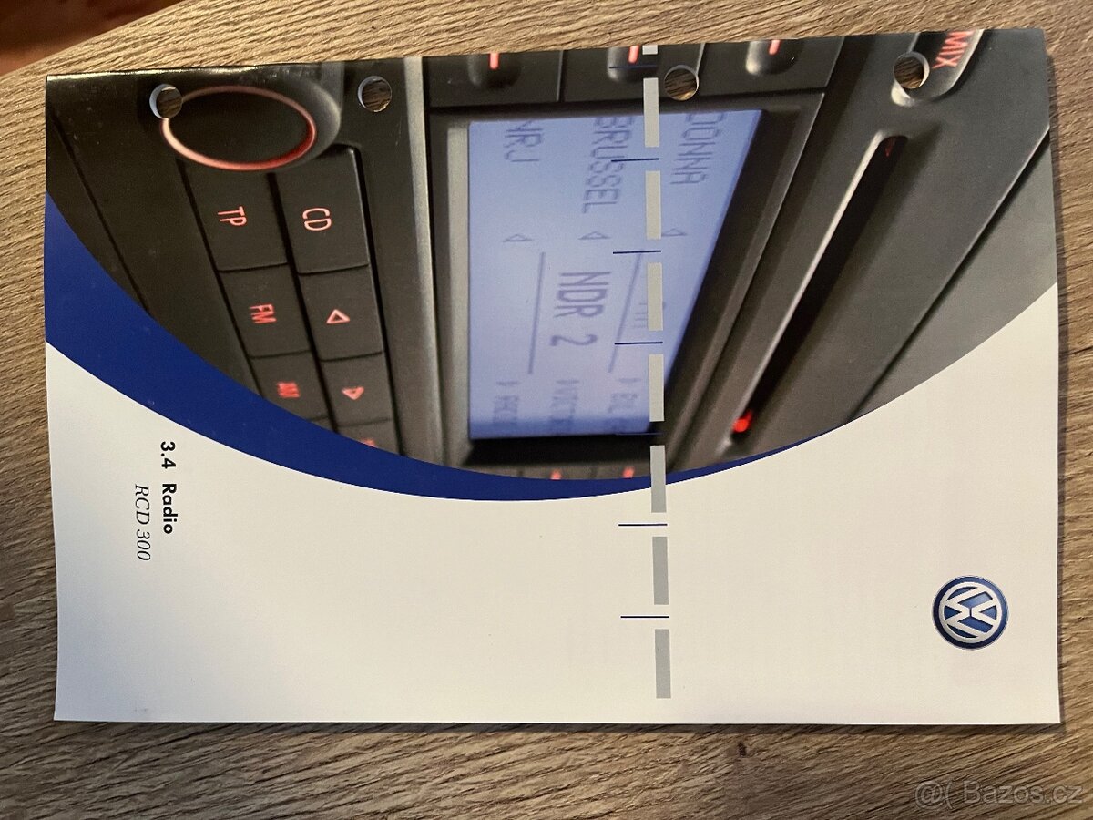 Autorádio VW RCD 300 - 3