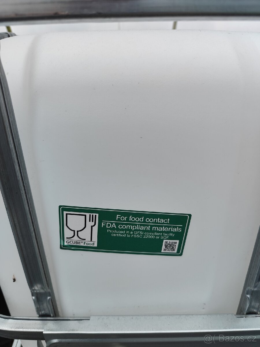 Ibc kontejner 1000l nový - 3