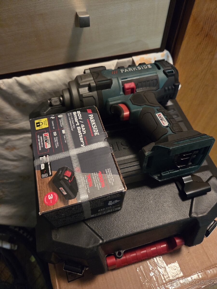 Parkside aku rázový utahovák - 3