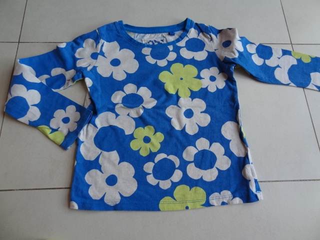 2 TRIČKA NEXT - S KOČKOU A KVĚTINOVÉ vel. 110 - 3