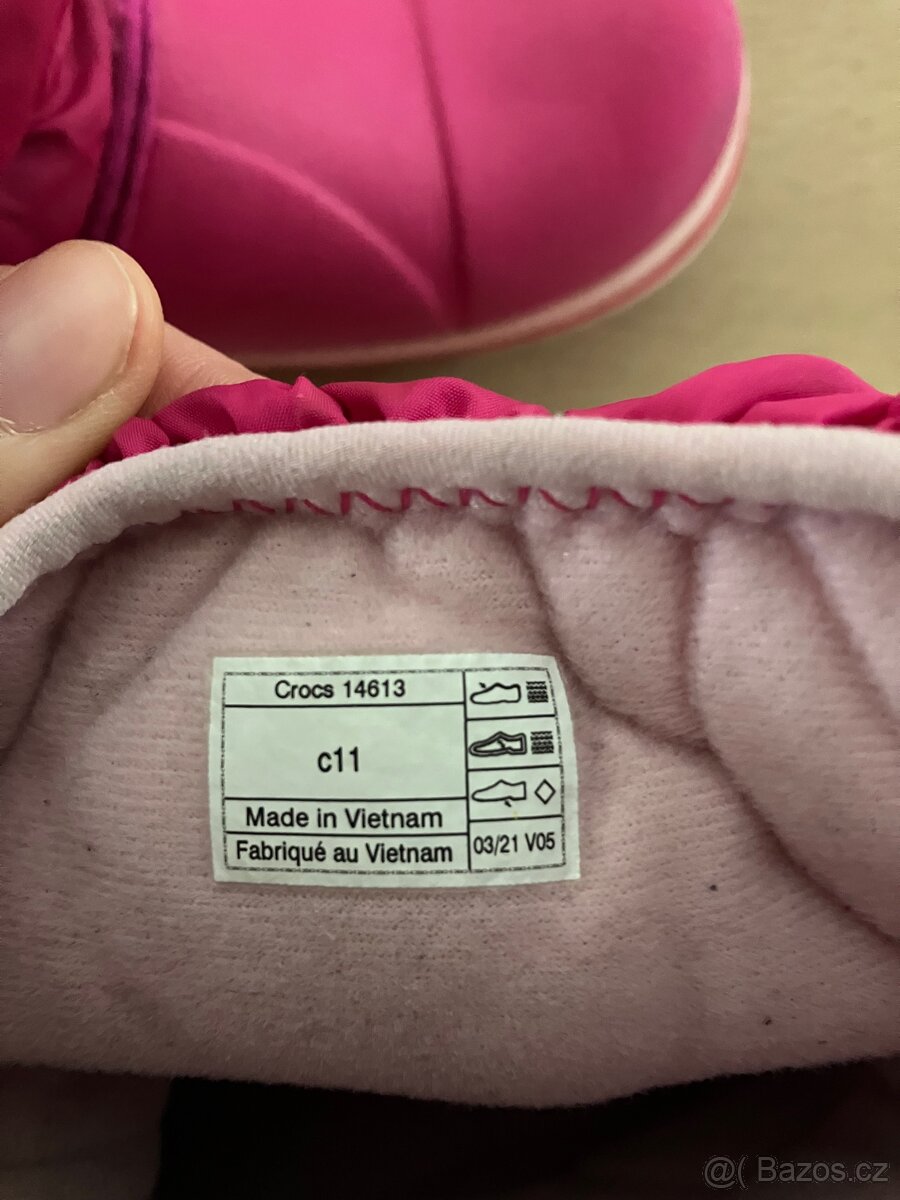 Dětské zimní sněhule CROCS 28-29 - 3