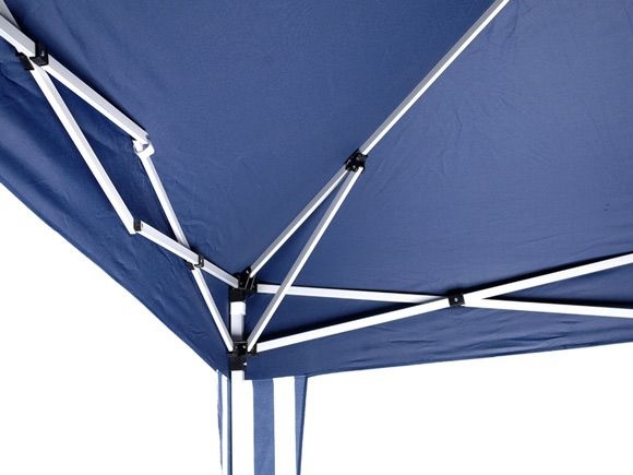 nový Nůžkový stan rychleskládací altán 3na3m modrý - 3