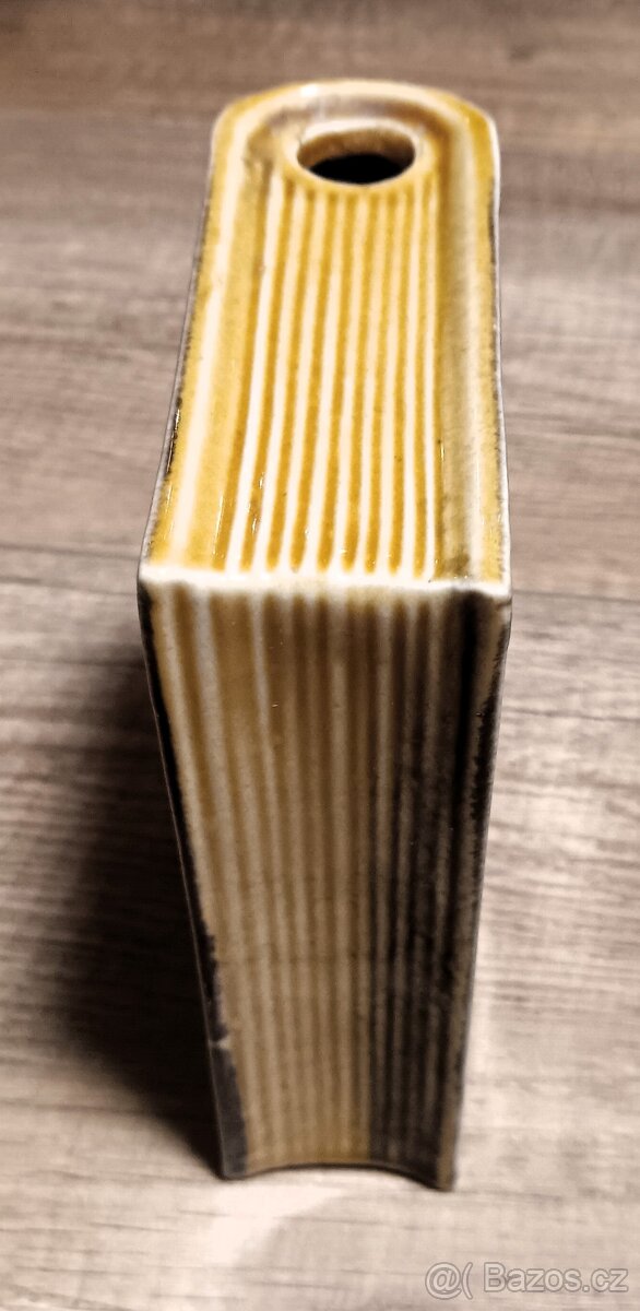 Keramická nádoba ve tvaru zavřené knihy - KZ BECHYNĚ - 3