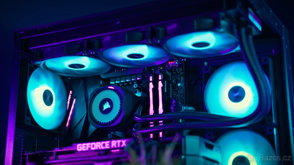 Herní PC - RTX 3080 / Ryzen 7 5700X / 1TB / 32GB - záruka - 3