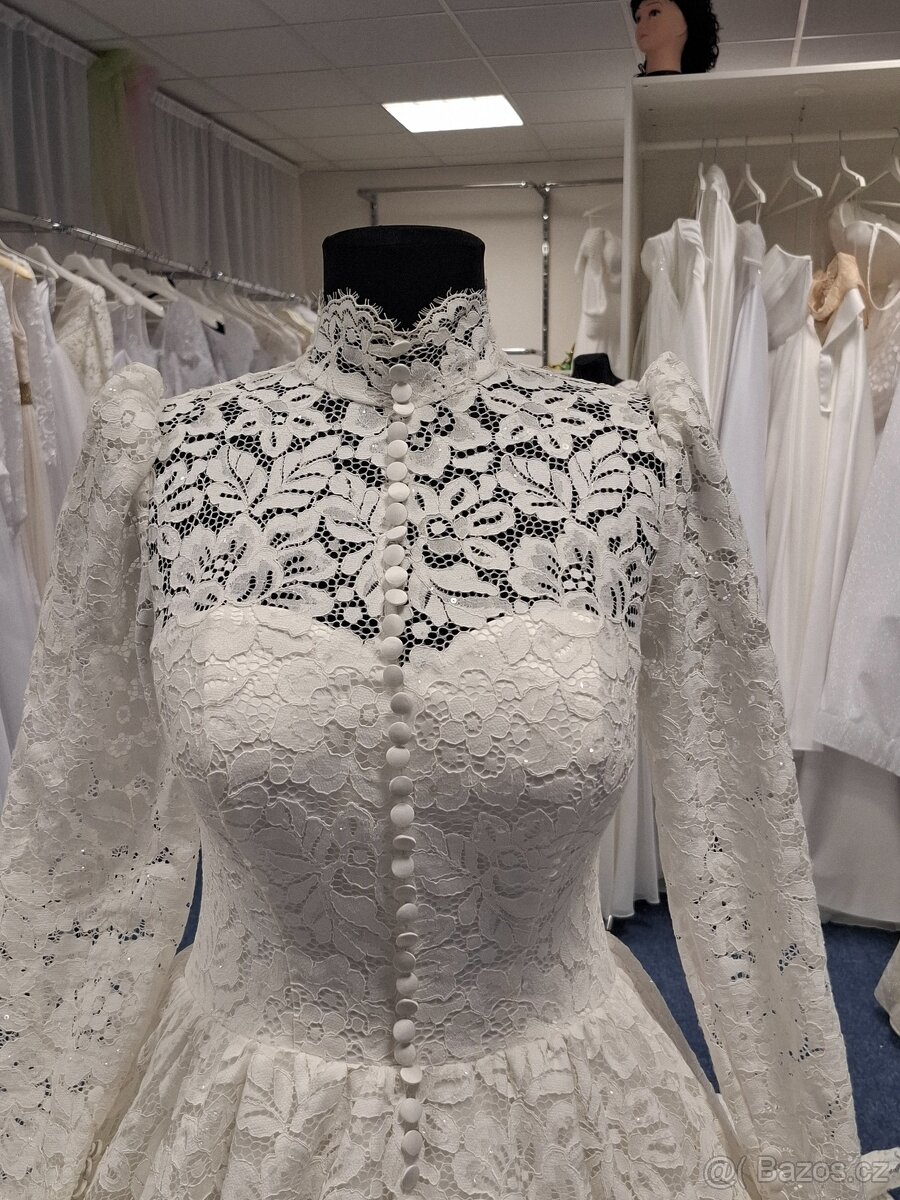 Svatebni saty velikost 38 - 3