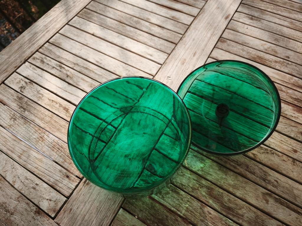 SKLENĚNÁ DÓZA S VÍKEM - 3