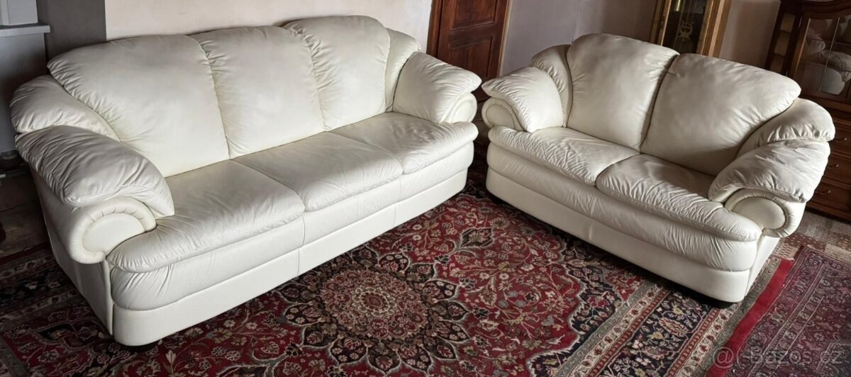 Kožená sedací souprava 3+2+1,5834 - 3