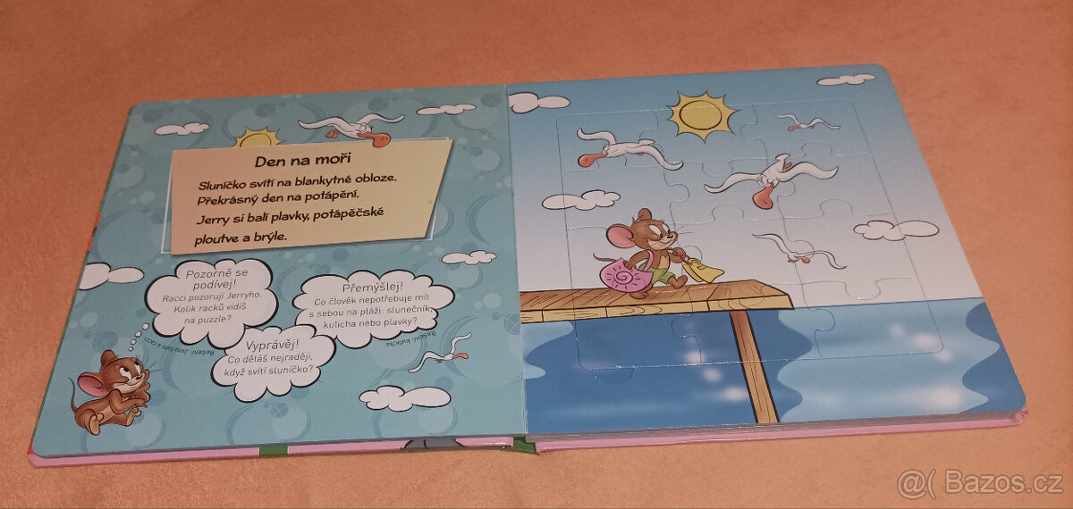 Velká kniha s puzzle Tom a Jerry - 3