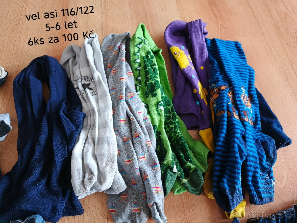 Punčocháče 86/92, 110/116 , čepice - 3