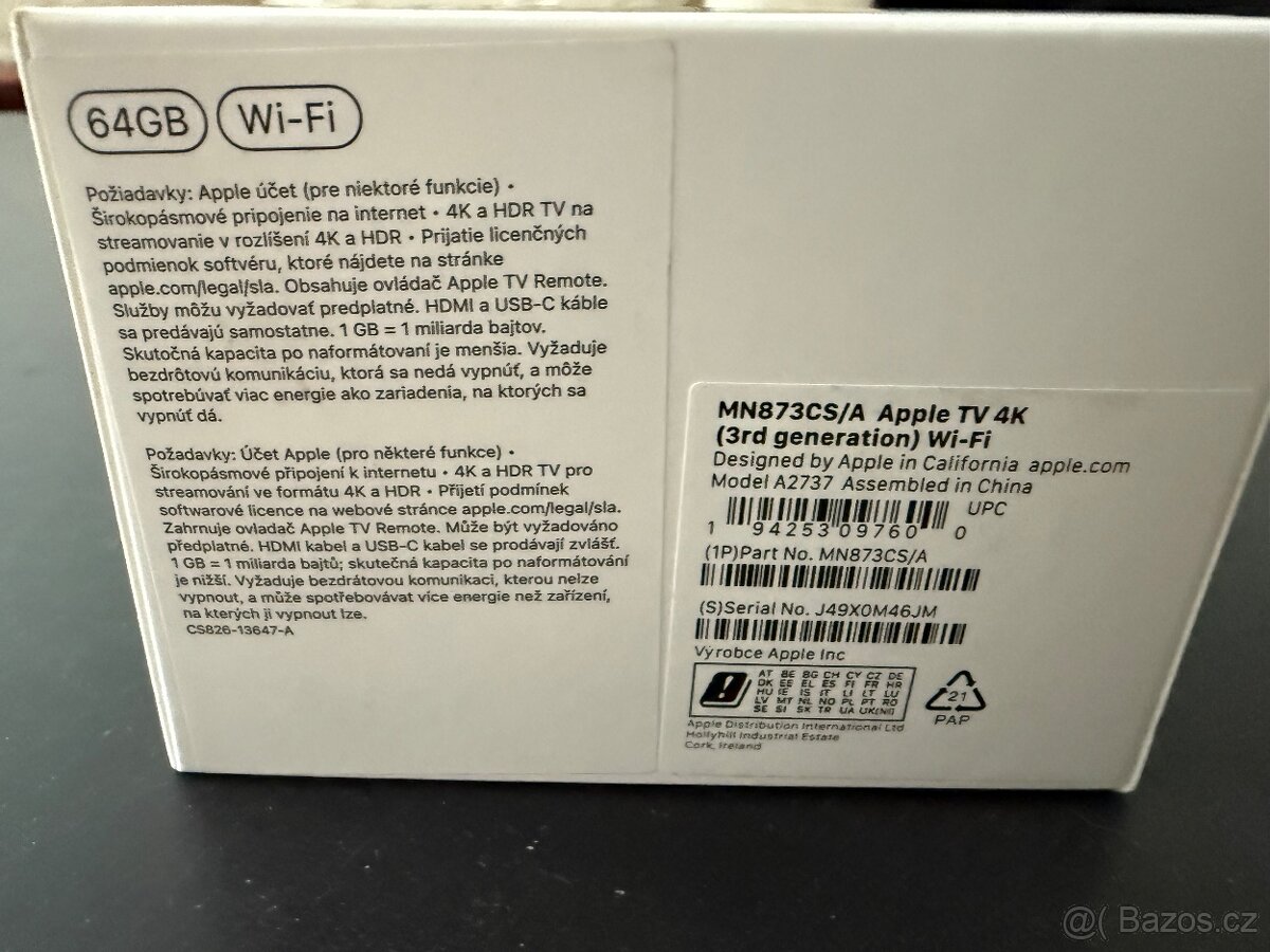 Apple TV 4K – jako nová, v záruce - 3