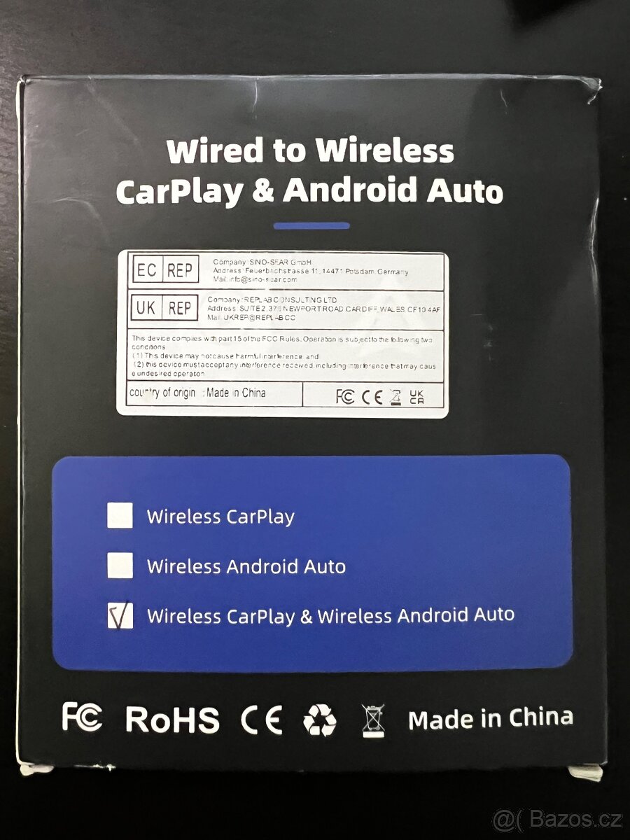 EKIY Wireless CarPlay & Android Auto – nový adaptér - 3