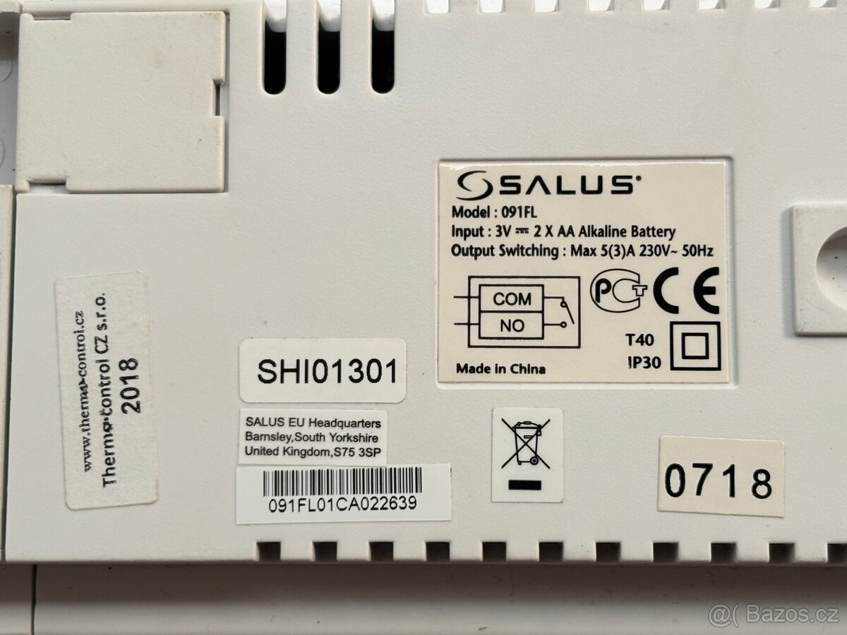 Salus 091FL - digitální programovatelný pokojový termostat - 3
