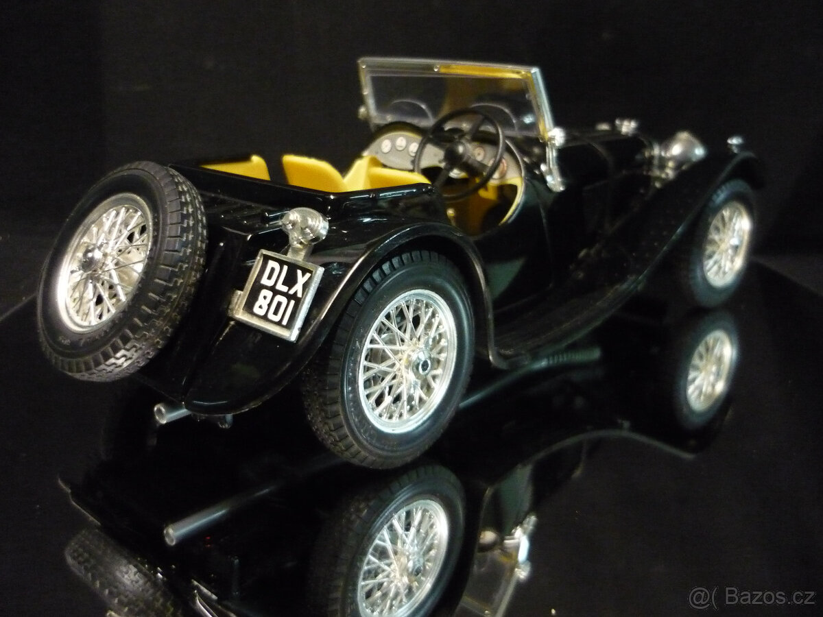 Jaguar SS100 1937 černý Bburago 1/18 - 3