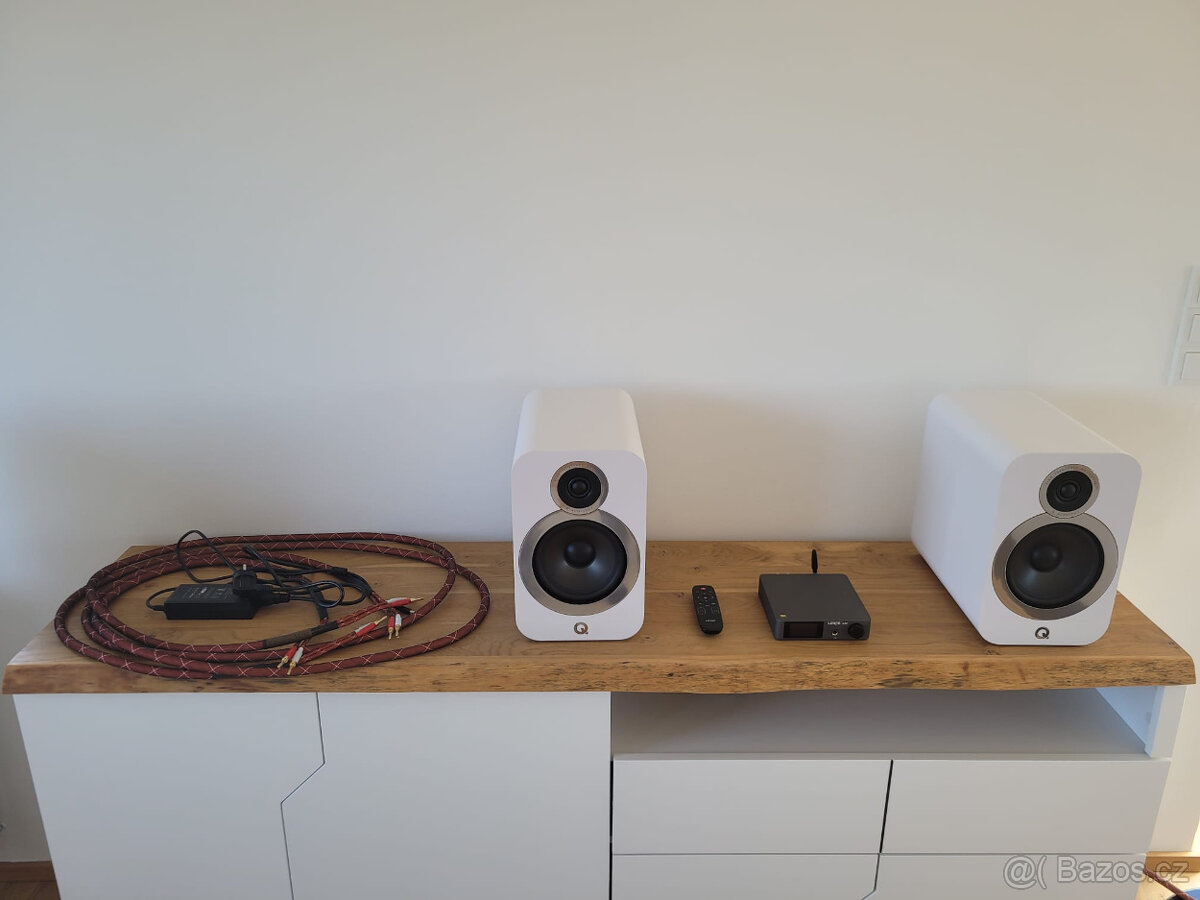 Repro Q Acoustics Q 3030i + stereo zesilovač + kabely - 3