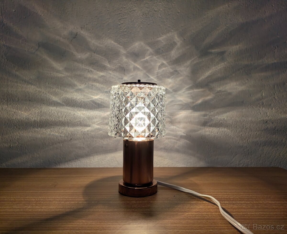 Retro lampička Kamenický Šenov - 3