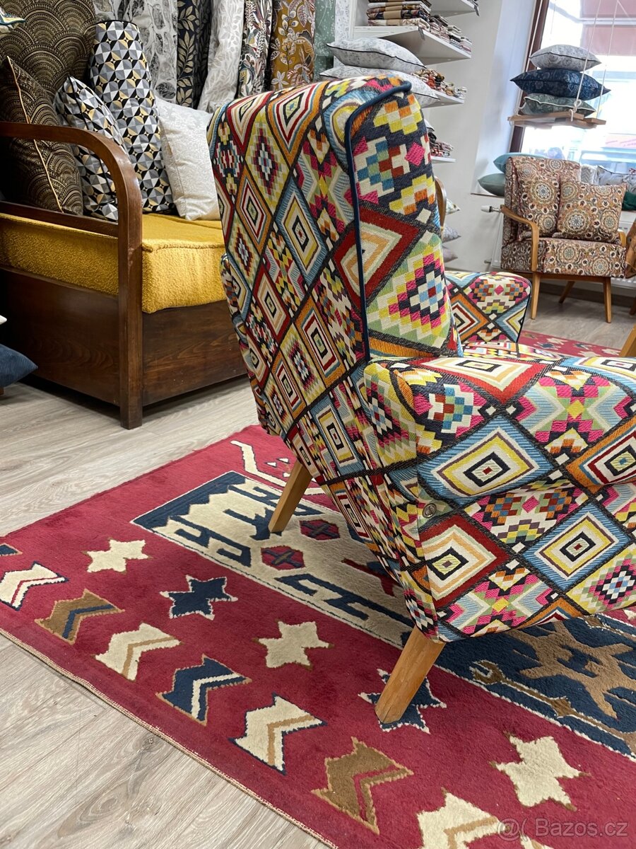 Retro křeslo po kompletní renovaci... - 3