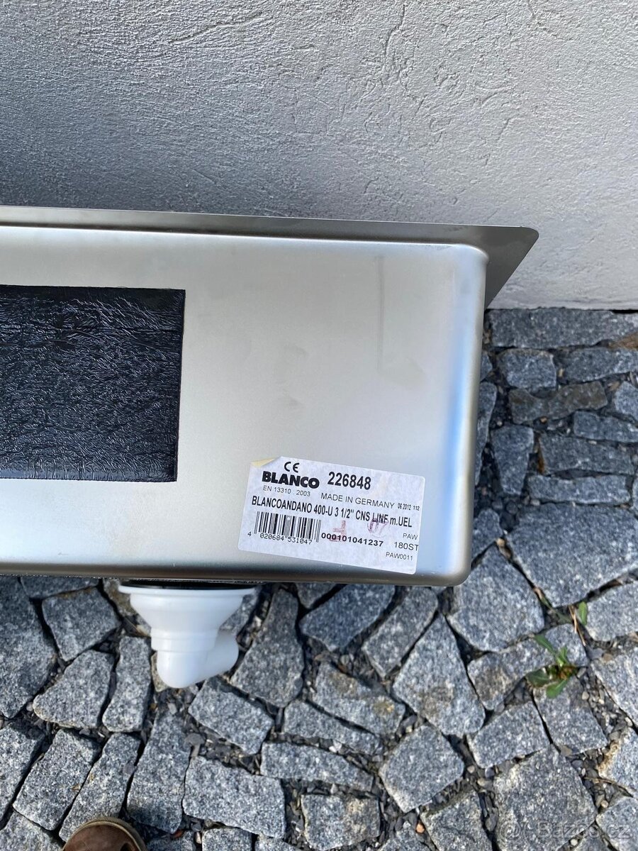 Nerezový dřez Blanco Andano 400-U pro spodní montáž - 3