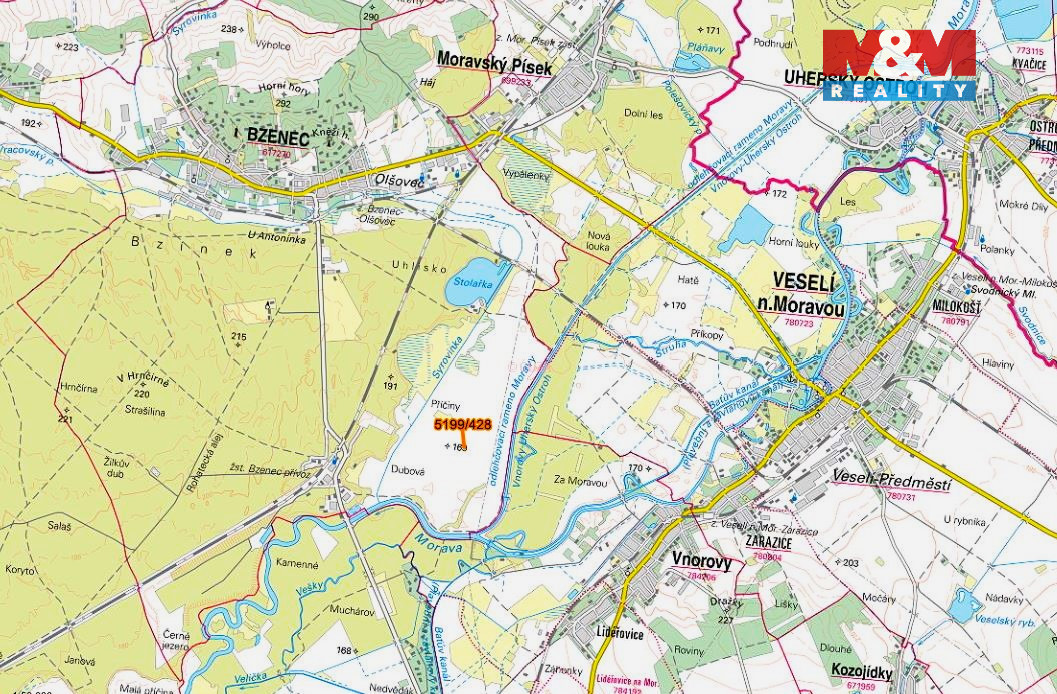 Prodej pole, 418 m², Bzenec - 3