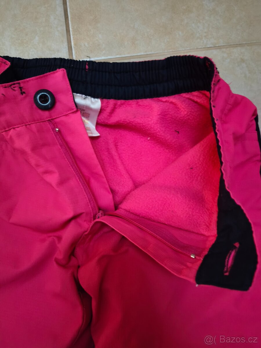 Otepleny kalhoty a bunda vel.122-128 - 3