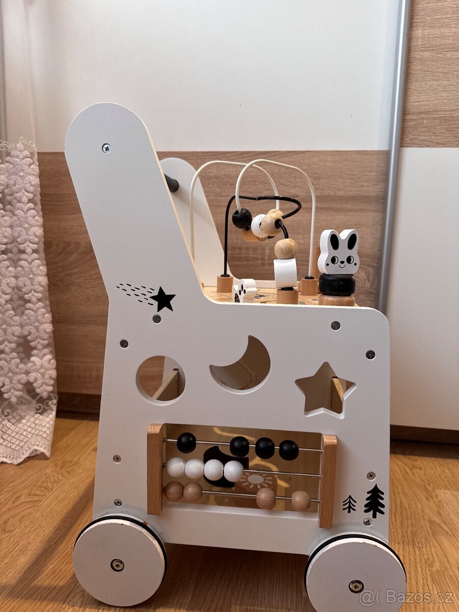 Dřevěně choditko 6v1 značka mamabrum - 3
