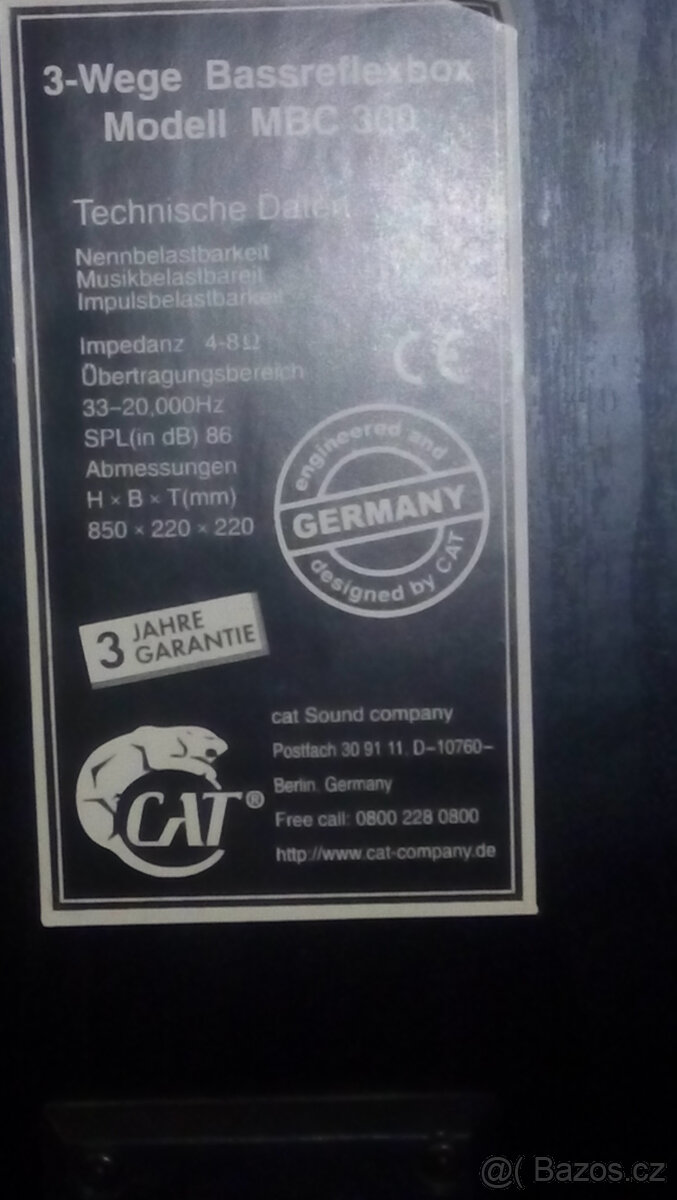 Reprobedny věžové ,, CAT " - 3