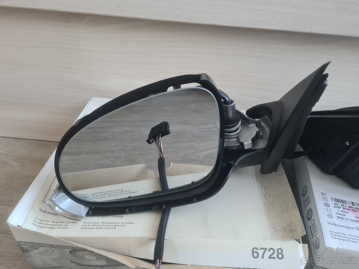 NOVÉ Zrcátka Superb 1 facelift PODSVÍCENÉ ORIGINÁL - 3