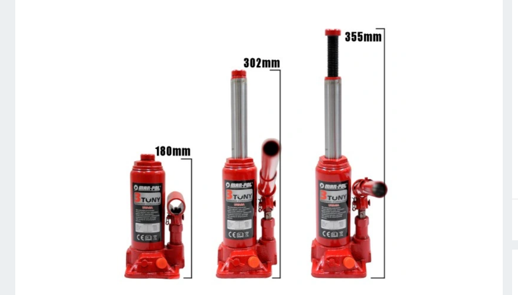 Hydraulický zvedák 3t – panenka zdvih 180-355 mm - 3