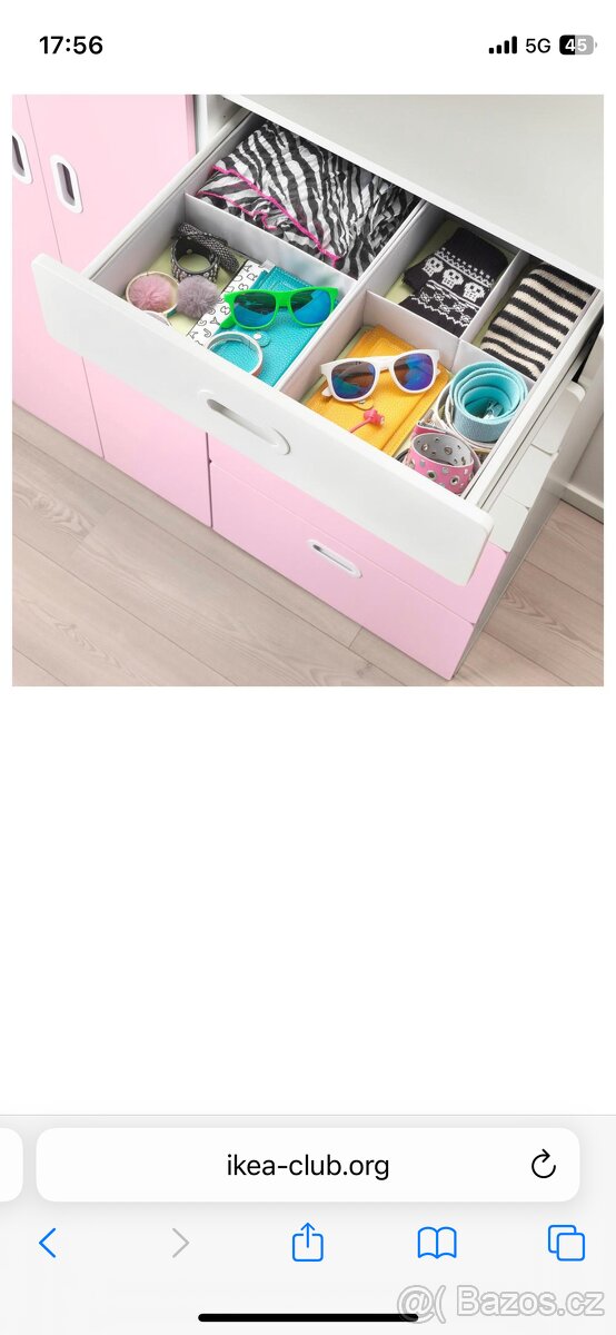 Stuva ružová dětská ikea - 3