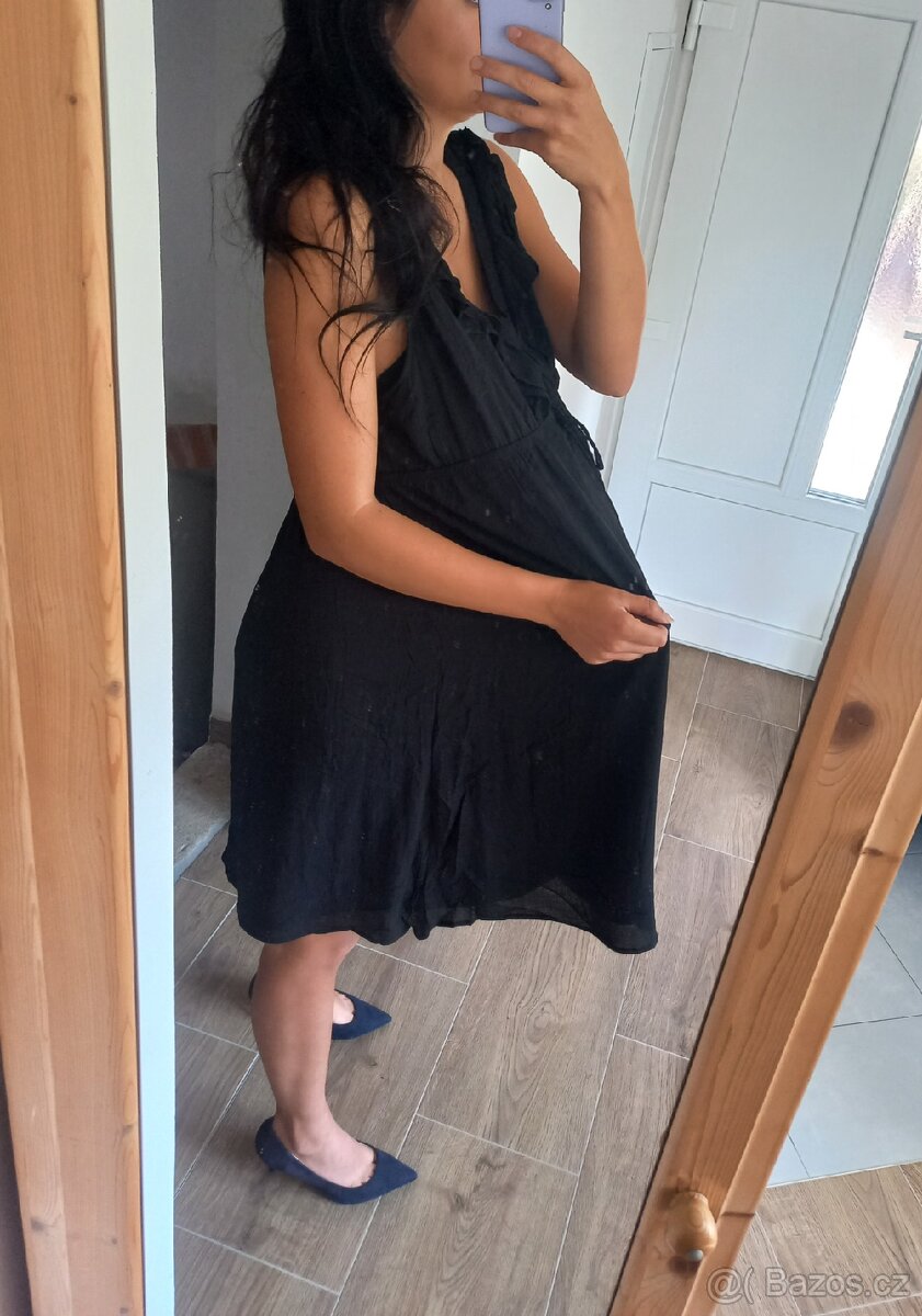 Plesové společenské těhotenské saty Mama - 3