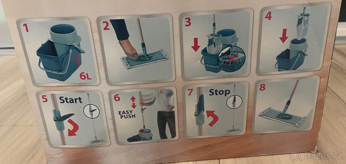 Leifheit Clean Twist Extra soft M rotační mop - 3