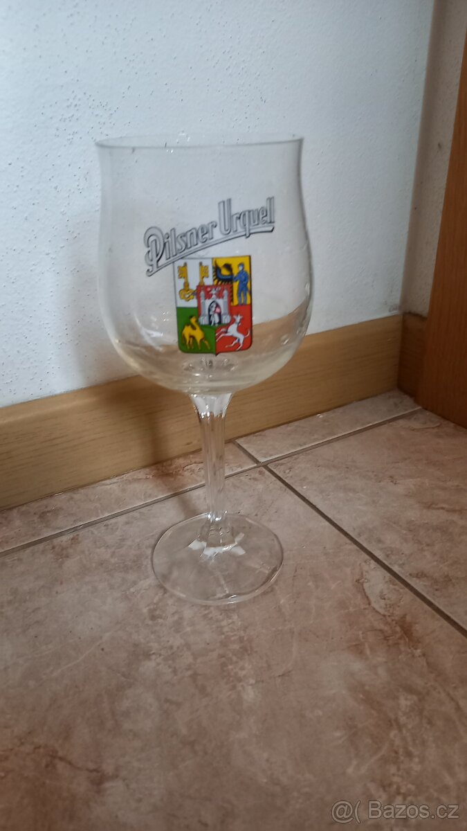 Pivní sklenice Gambrinus a Pilsner Urquell - 3