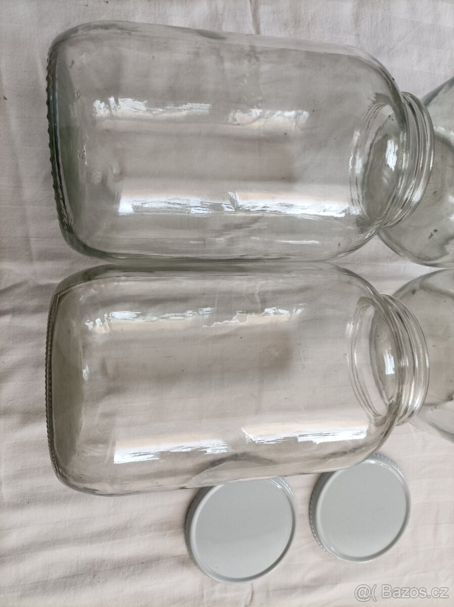 Zavařovací sklenice 3,7l s víčkem 4 ks - 3