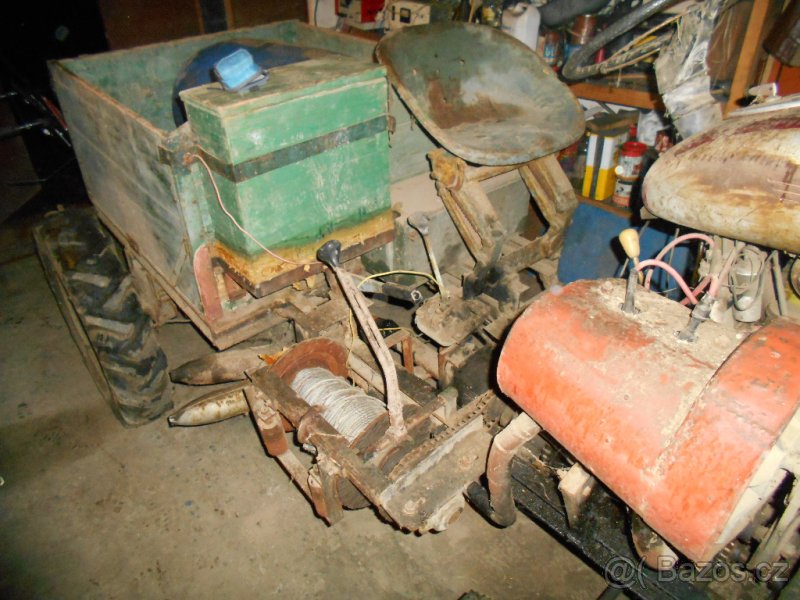 malotraktor domací výroby jawa 350 - 3